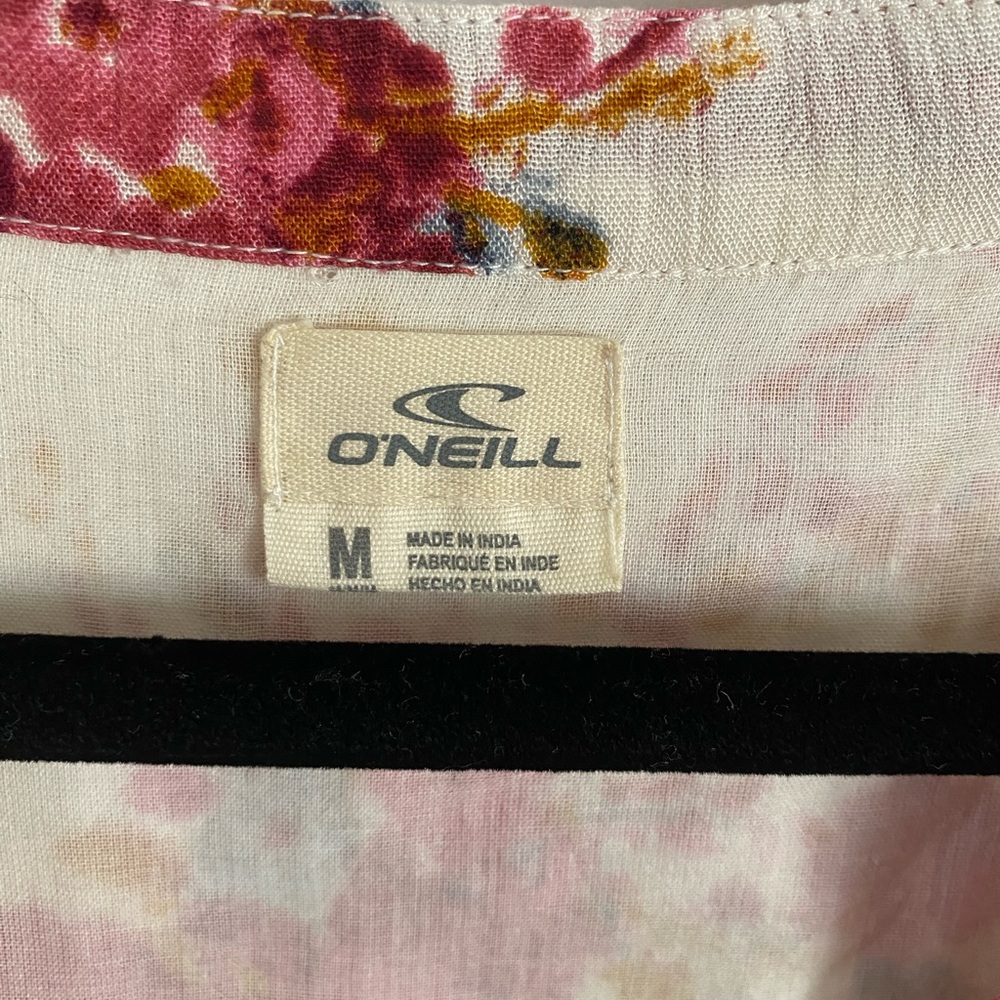 O'Neill‎ Floral Tunic Dress with Drawstring Waistband Beach Boho - Picture 2 of 6